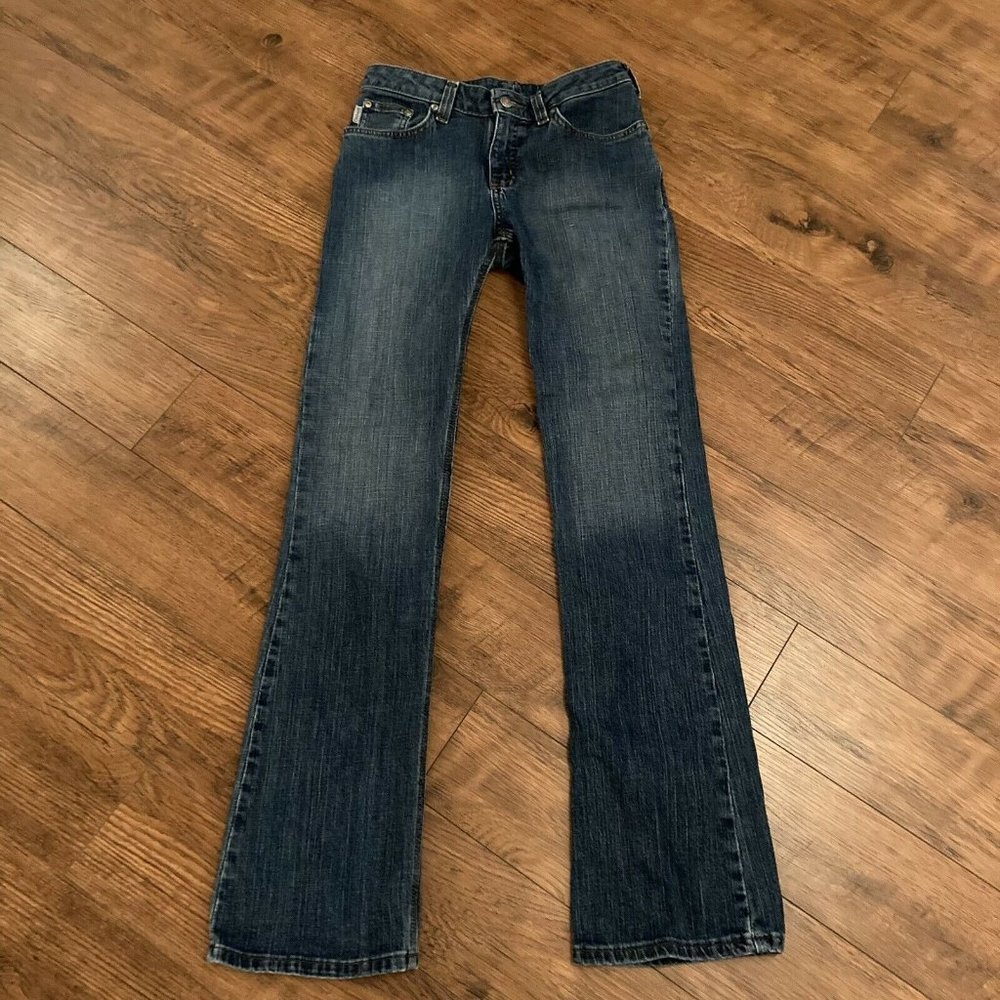 Carhartt Womens Traditional Fit Blue Jeans 4x34 Bootcut Demin Worn Once!…